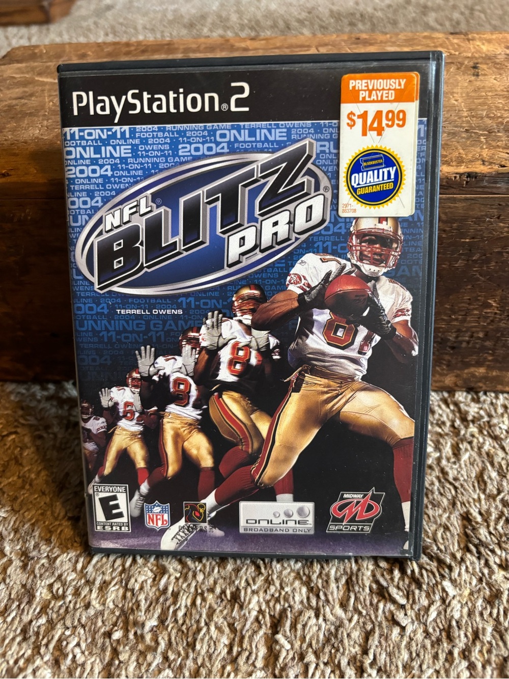 Sony PlayStation 2 NFL Blitz Pro - Blue, Black & Gold Cover